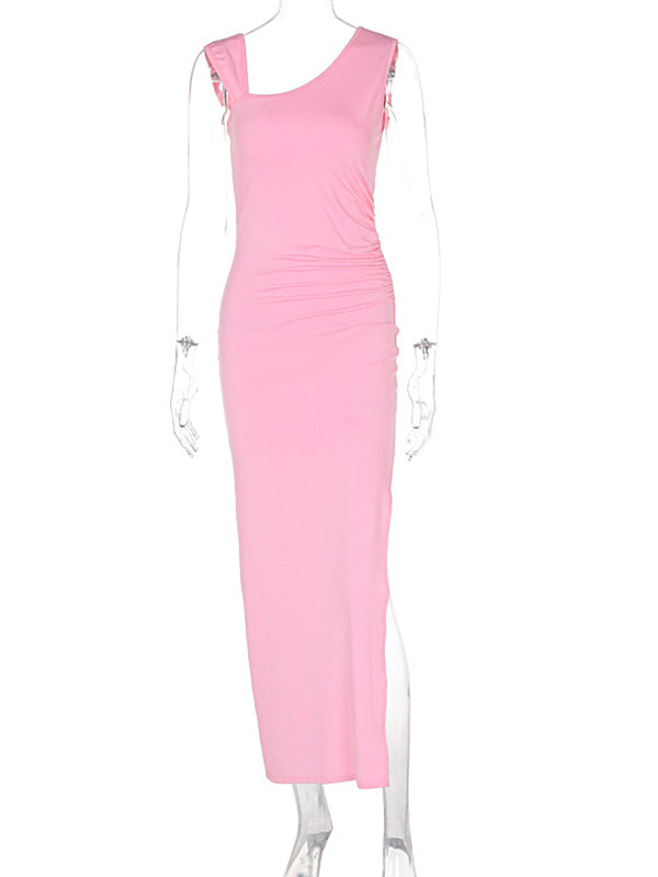 Vestido Maxi Maternidad Con Espalda Descubierta Para Fiesta Y Baby Shower