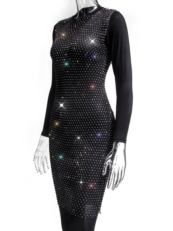 Vestido Mini Maternidad Con Rhinestones y Como Cover Up en la Playa, Sesiones de Fotos