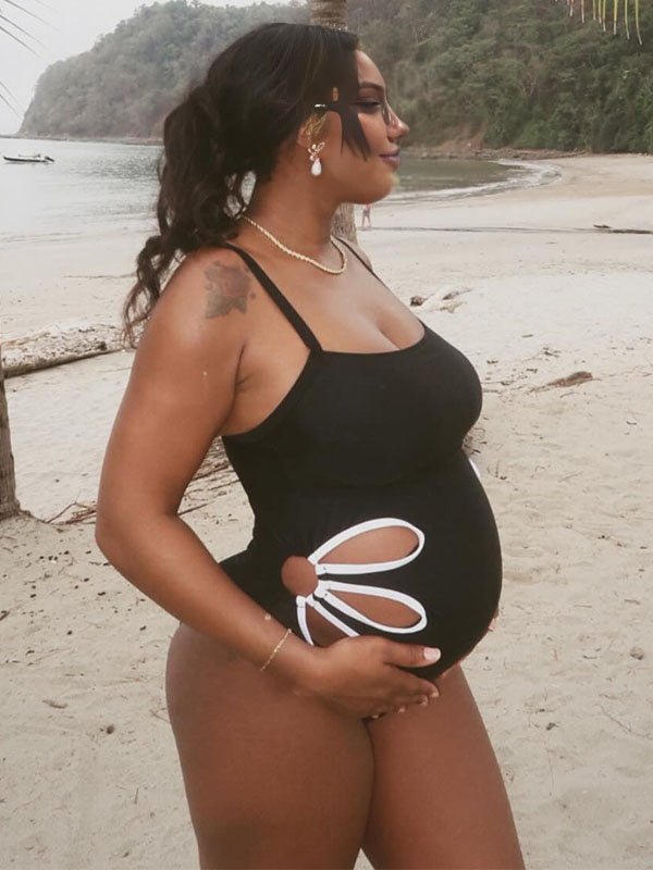 Calado De tirantes Playa Vacaciones bañador one piece