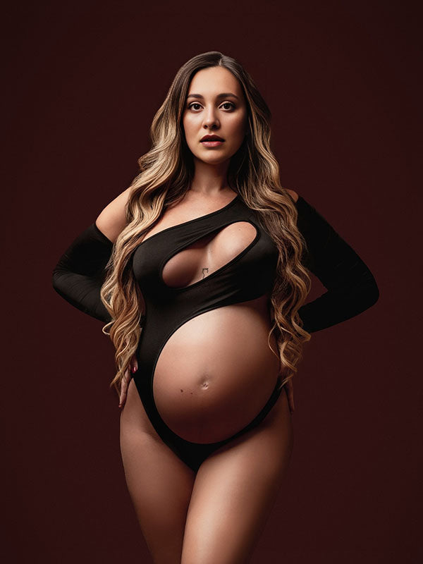 Mono Premamá Con Calado Irregular Para Fotografía