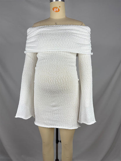 Vestido Maxi Maternidad de Punto para Vacaciones en la Playa y Sesiones de Fotos