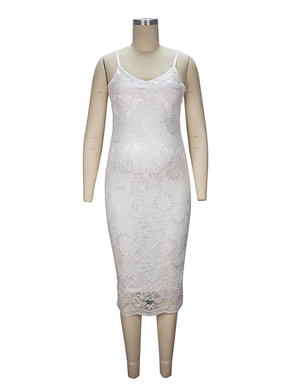 Vestido Para Baby Shower Con Tirantes, Espalda Descubierta Y Cuello En V