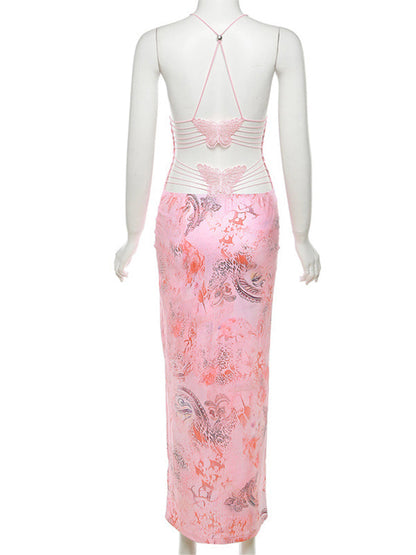 Vestido Premamá con Tirantes , Sin Espalda y Cami