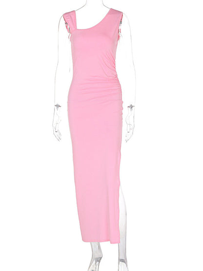 Vestido Maxi Maternidad Con Espalda Descubierta Para Fiesta Y Baby Shower