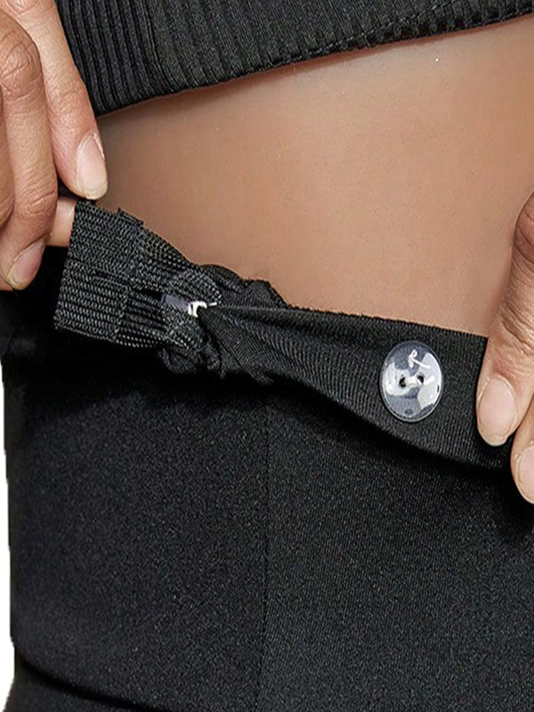 Negro Sobre El Vientre Pantalón De Campana Cintura Alta Pantalones Work Cozy Casual Pantalones De Maternidad