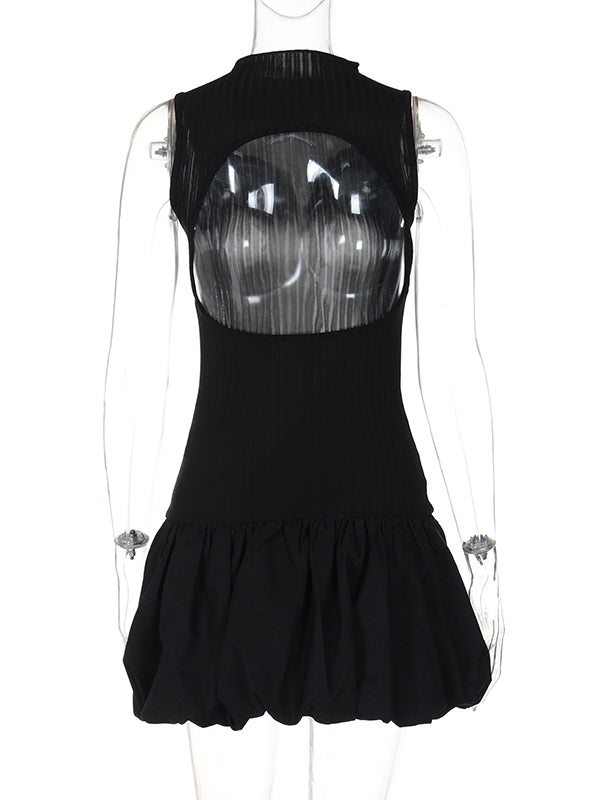 Vestido Mini de Maternidad Chic con sin Espalda para Baby Shower y Revelación de Género