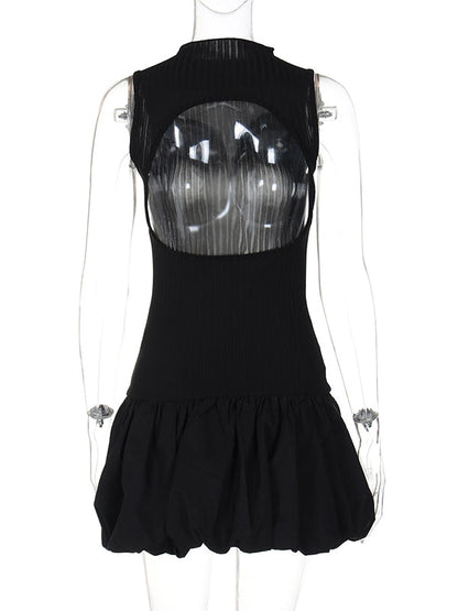 Vestido Mini de Maternidad Chic con sin Espalda para Baby Shower y Revelación de Género