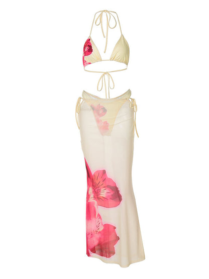 Tul Lazada Estampado Playa Vacaciones Fotografía vestidos para embarazadas