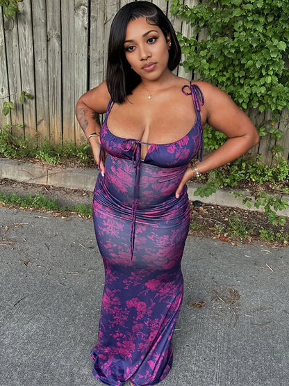 Escote palabra de honor De tirantes Floreado Ajustado Elegante vestidos para embarazadas