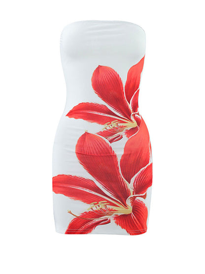 Floreado Ajustado Escote palabra de honor Elegante Fotografía vestidos para embarazadas